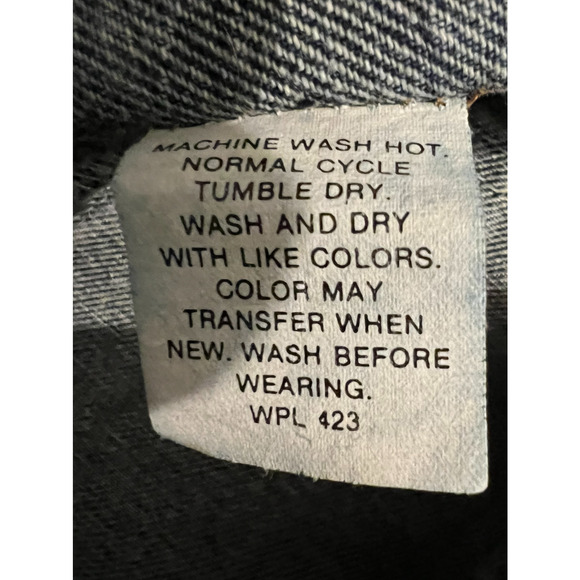 Levis 550 Jeans Mens 31" TAG 32x30 Blue Medium Wash Straight Vintage Made USA - Picture 9 of 15